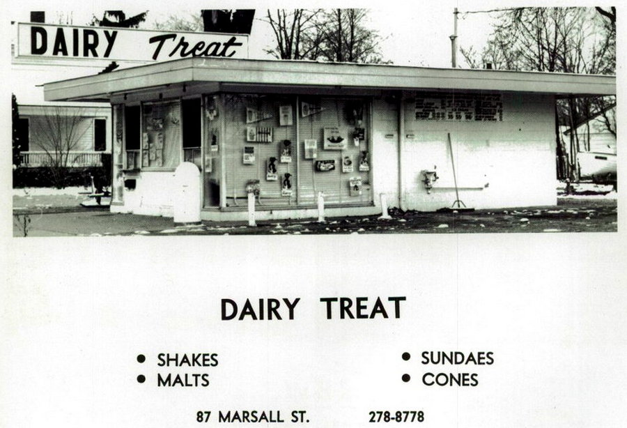 Dairy Treat - 1967 Yearbook Ad (newer photo)